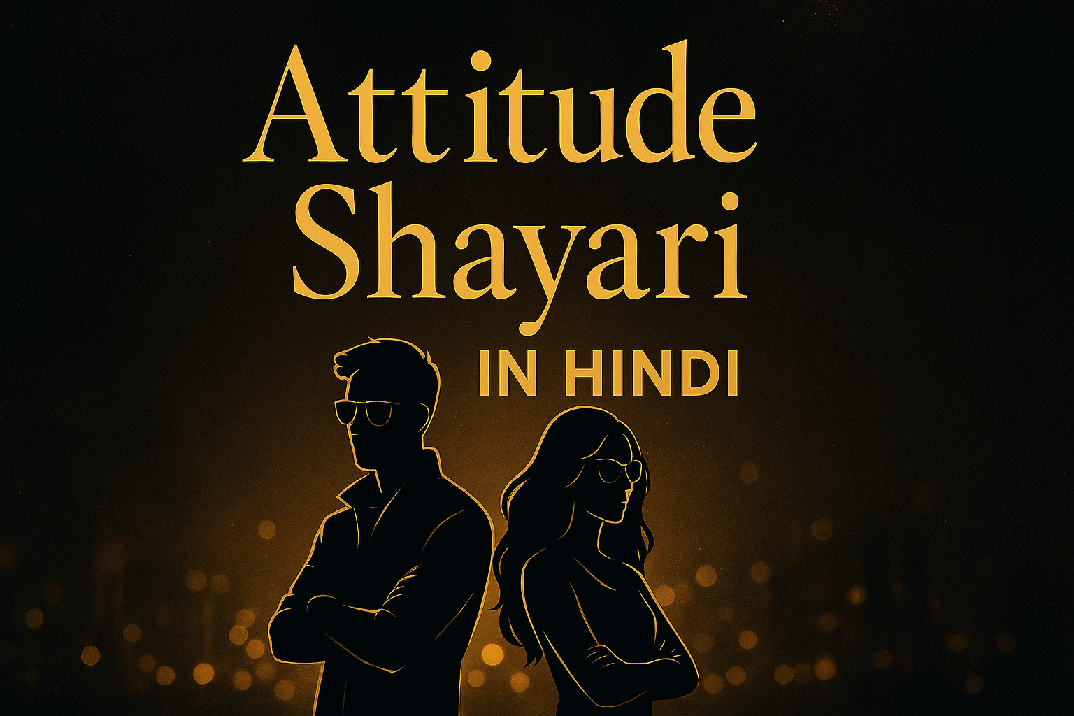 Attitude Shayari In Hindi