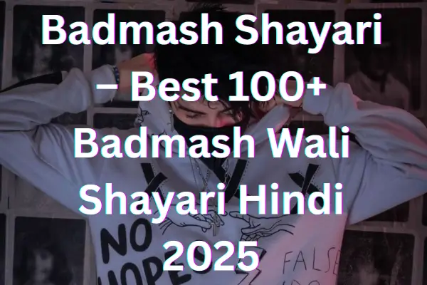 badmash-shayari